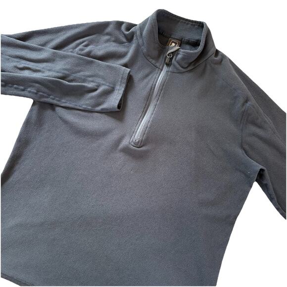 Eastern Mountain Sports EMS Women’s Sz Medium Gray-Blue Fleece Polartec 1/4 Zip - Picture 1 of 13
